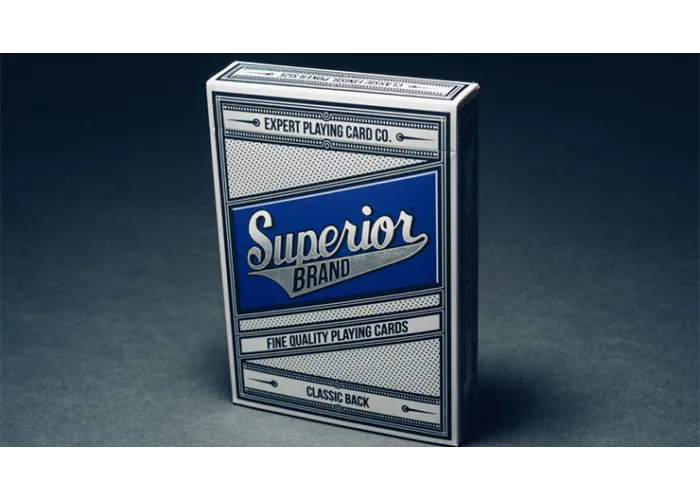 Superior (Blue) Playing Cards by Expert Playing Card Co