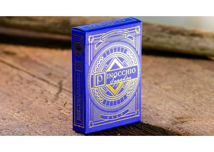 Pinocchio Sapphire Playing Cards (Blue) by PassioneTeam