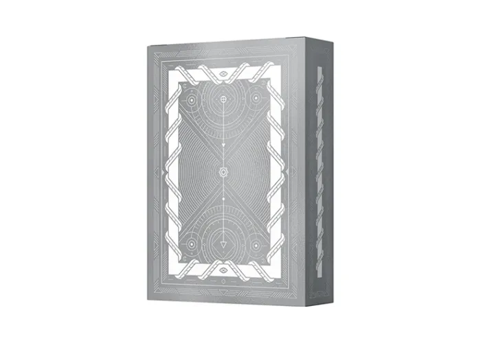 White Monolith Playing Cards by Giovanni Meroni