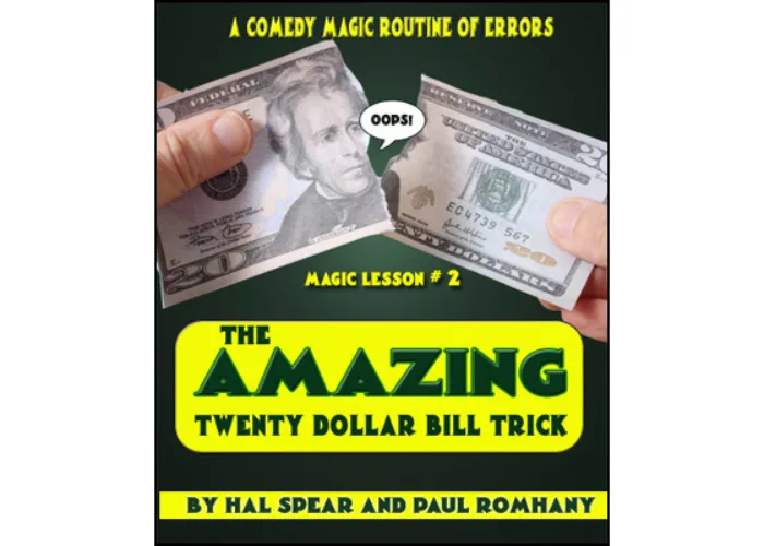 The Amazing Twenty Dollar Bill Trick by Hal Spear and Paul Romhany - DVD