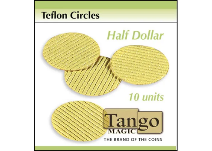 Teflon Circle Half Dollar size (10 units) by Tango -Trick (T001)