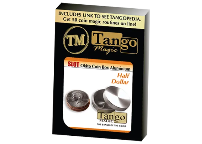 Slot Okito Box Half Dollar Aluminum by Tango -Trick (A0015)