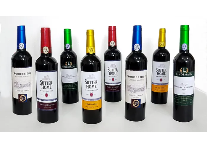 Multiplying Wine Bottles (8/COLOR) by Tora Magic - Trick