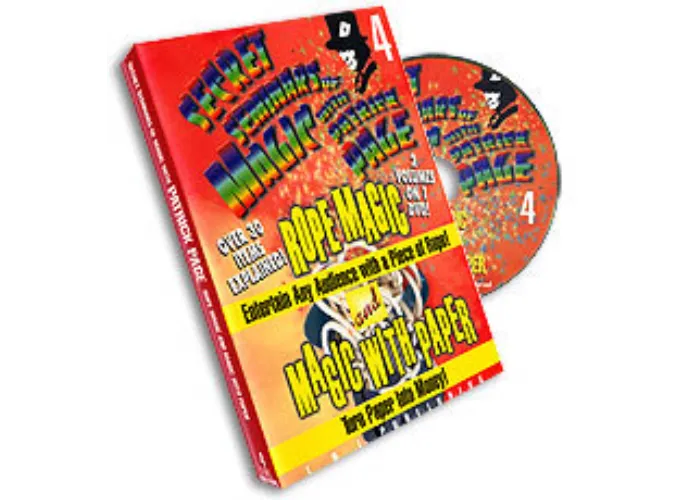 Page Rope Magic/Magic with Paper Patrick Page- #4, DVD