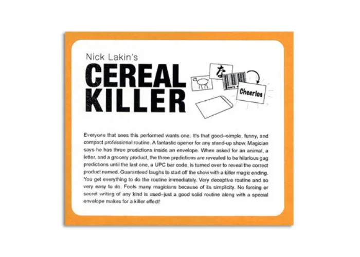 Cereal Killer trick Nick Lakin