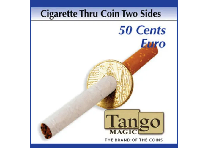 Cigarette Through (50 Cent Euro, Two Sided) (E0010) by Tango