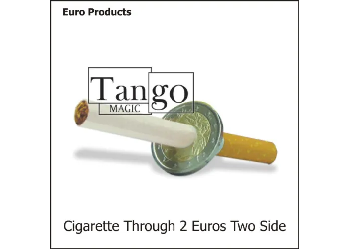Cigarette through 2 Euro two sides - Münze