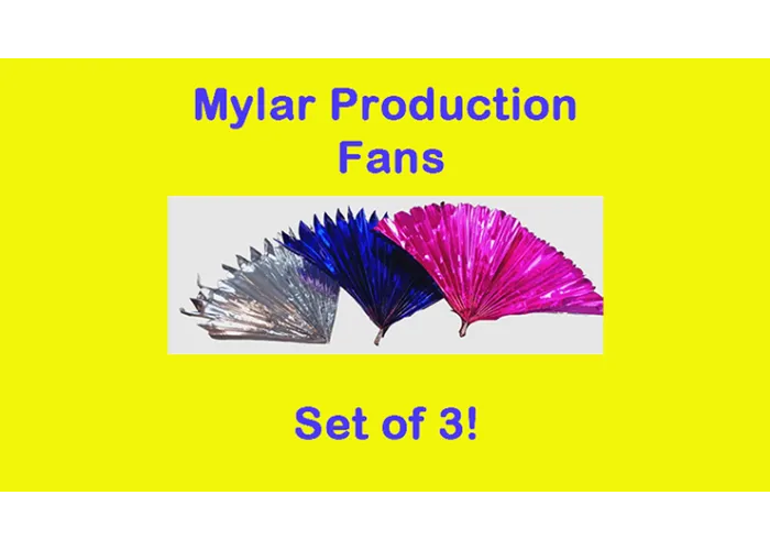 Mylar Production Fans (Set of 3)