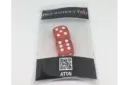 Dice Without Two CLEAR RED (2 Dice Set) – Image 1