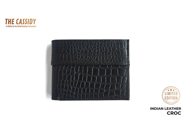 THE CASSIDY WALLET CROCODILE / LIMITED 50 by Nakul Shenoy
