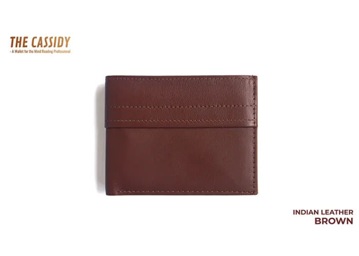 THE CASSIDY WALLET BROWN by Nakul Shenoy
