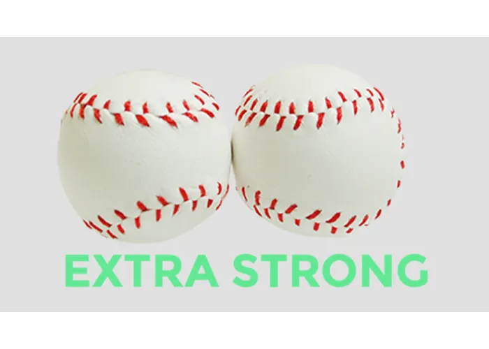Strong Chop Cup Balls White Leather (Set of 2) by Leo Smetsers