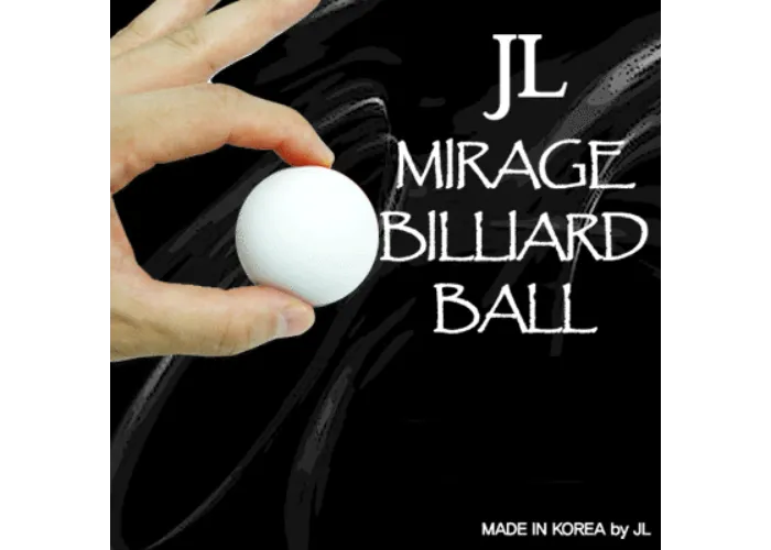 Two in Mirage Billiard Balls by JL (WHITE, single ball only)