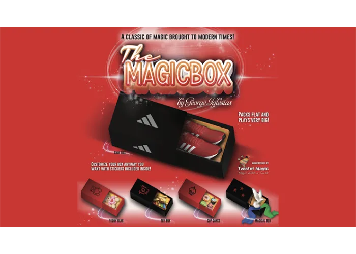 MAGIC BOX BLACK Large by George Iglesias and Twister Magic