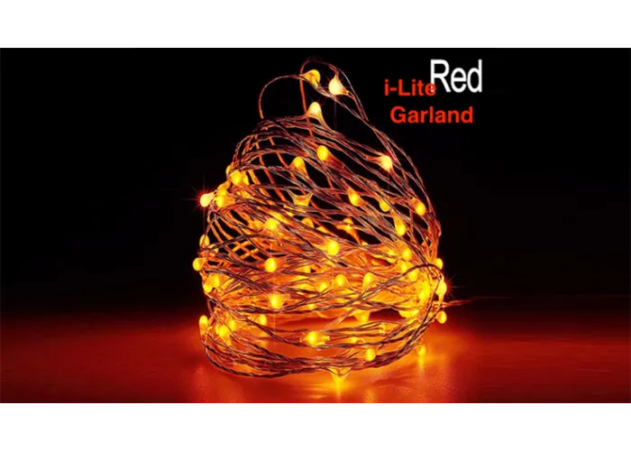 i-Lite Garland RED by Victor Voitko (Gimmick and Online Instructions)