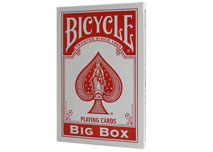 Big Bicycle Cards Jumbo rot/blau