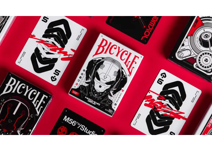 Bicycle Machine56 R-TYPE/3 White Playing Cards by RunIt Decks