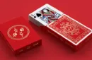 Red Roses Gold Foil Playing Cards (Fully Marked) – Bild 1