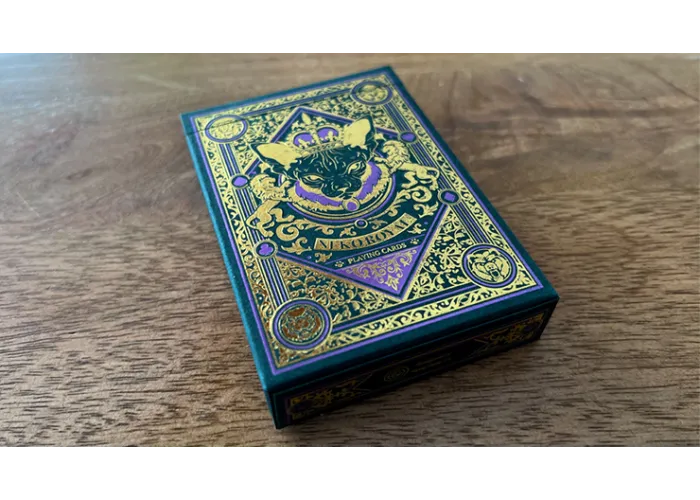 Neko Royal Green Playing Cards