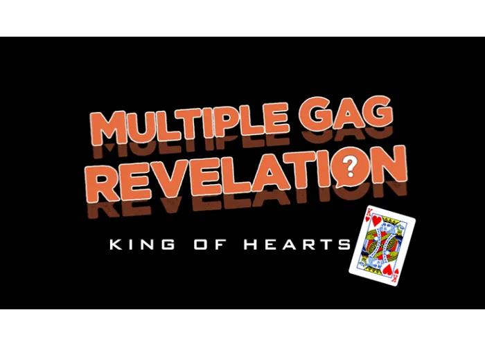 MULTIPLE GAG PREDICTION KING OF HEARTS by MAGIC AND TRICK DEFMA