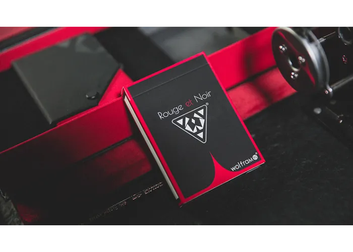 Limited Edition Wolfram V2 Rouge et Noir Playing Cards Collection Set