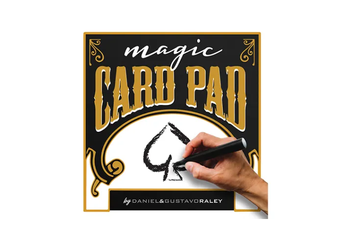 CARD PAD RED (Gimmicks and Online Instructions) by Daniel & Gustavo Raley