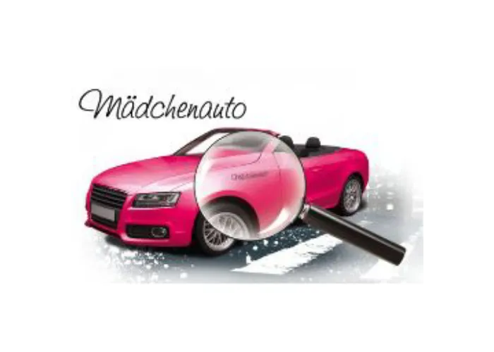 Autoaufkleber Mädchenauto