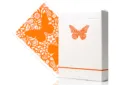 Butterfly Worker Marked Playing Cards (Orange) by Ondrej Psenicka – Image 1