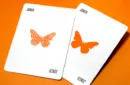 Butterfly Worker Marked Playing Cards (Orange) by Ondrej Psenicka – Image 3