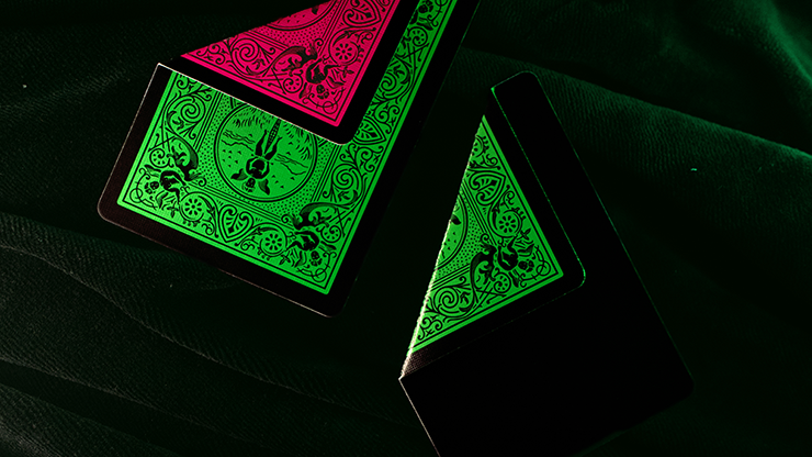 Bicycle Reversed Back 緑　レアデック Bicycle Reverse (Green) Playing Cards | Magicshop AG