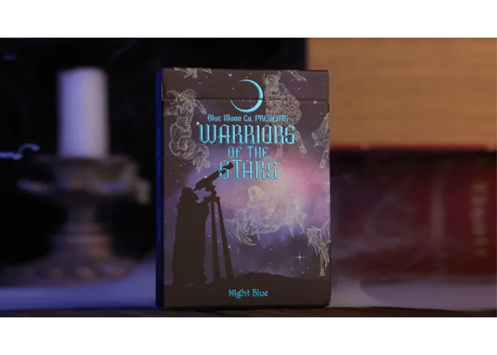 Warriors of the Stars:  Zodiac Playing Cards (Night Blue) by Blue Moon Co.