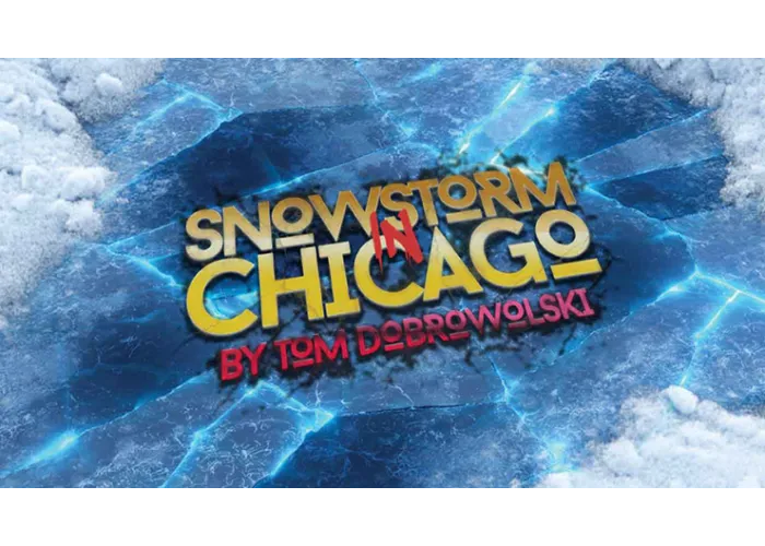 Bigblindmedia Presents Snowstorm In Chicago (Red) by Tom Dobrowolski