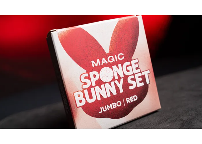 Magic Sponge Bunny Rabbit Set JUMBO RED by Murphy's Magic