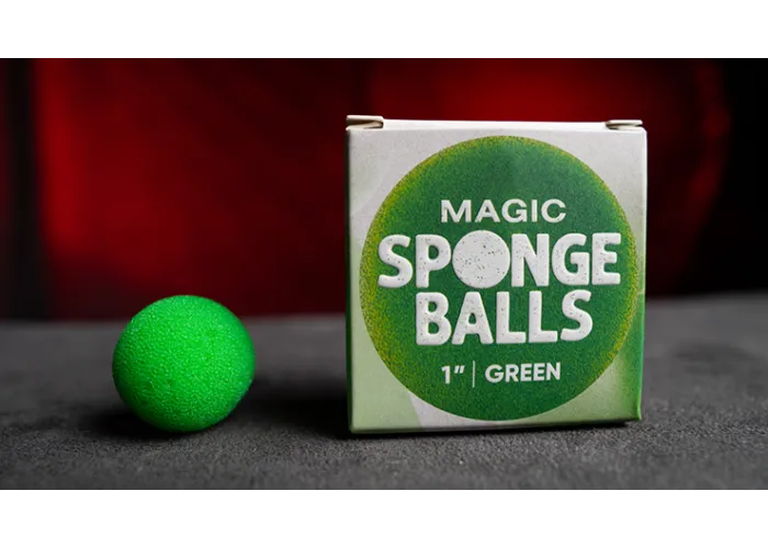 Magic Sponge Balls 4PK GREEN 1" by Murphy's Magic