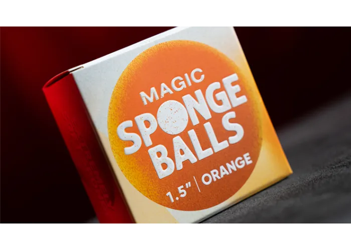 Magic Sponge Balls 4PK ORANGE 1.5" by Murphy's Magic