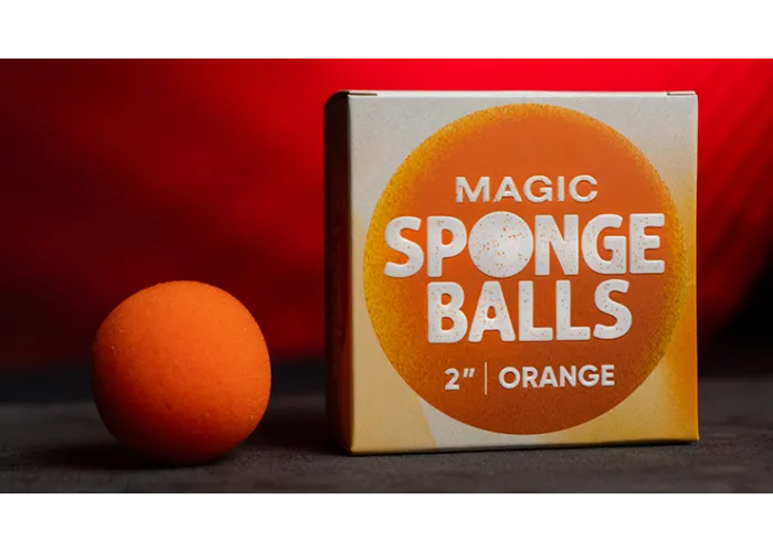 Magic Sponge Balls 4PK ORANGE 2" by Murphy's Magic