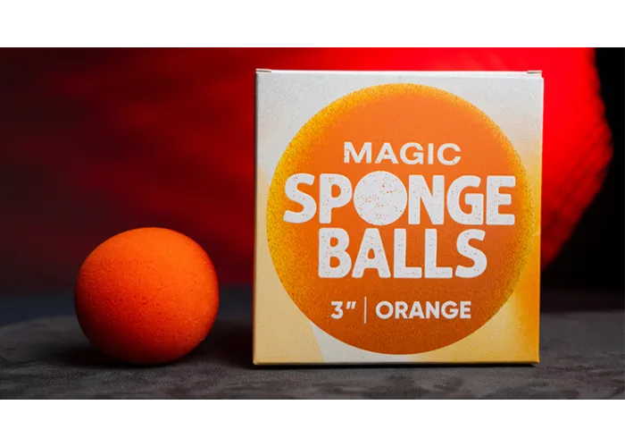 Magic Sponge Balls 4PK ORANGE 3" by Murphy's Magic