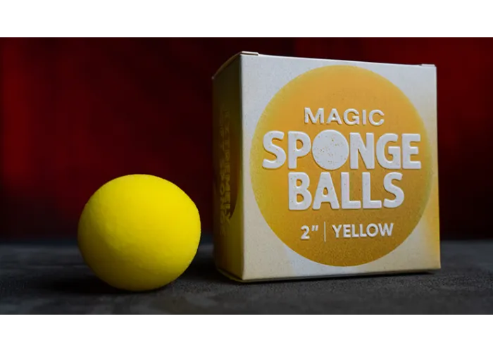 Magic Sponge Balls 4PK YELLOW 2" by Murphy's Magic