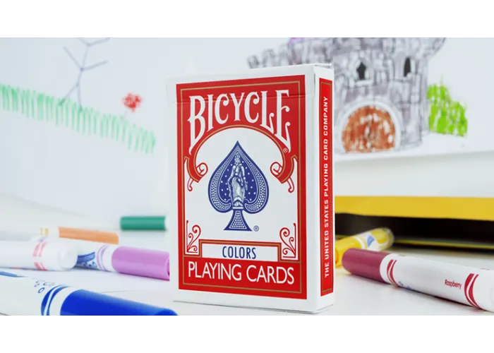 Bicycle Colors by Jordan Victoria (Red deck + 11 routines)
