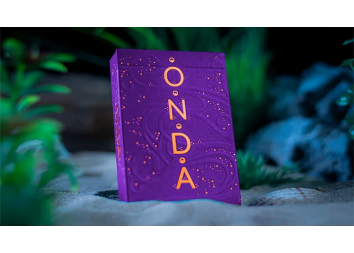 ONDA V2 (Purple) by Jocu Playing Cards