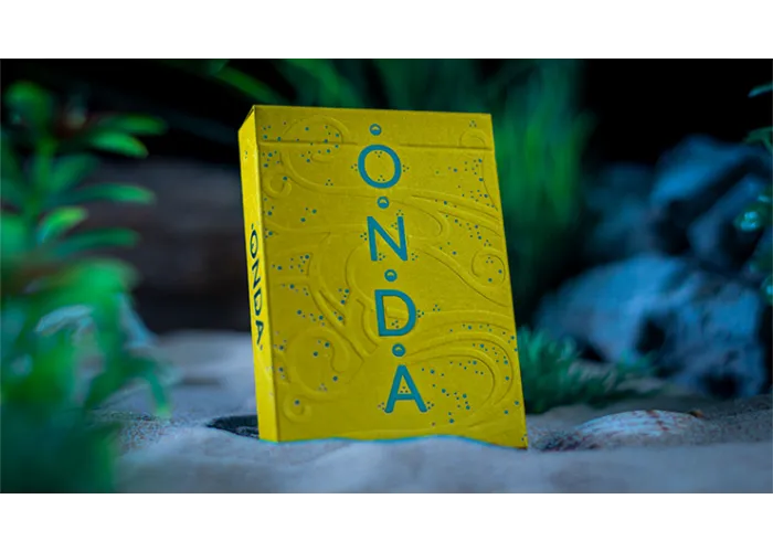ONDA V2 (Yellow) by Jocu Playing Cards