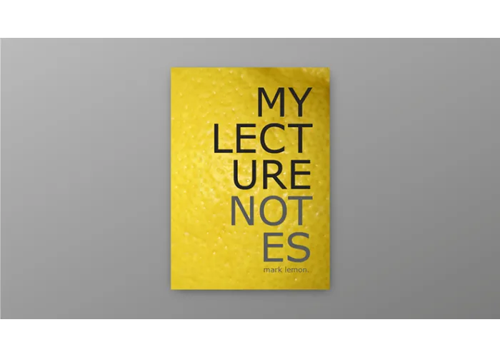 Yellow Lecture Notes by Mark Lemon  - Book