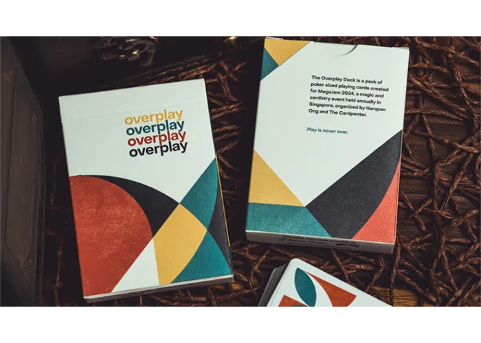 Overplay MegaJam Playing Cards (Designed by Harapan Ong, Wen Xiu, and printed by Bacon Magic