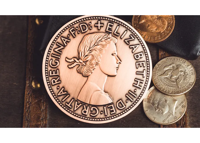 Bacon Jumbo Coin (English Penny) by Bacon Magic