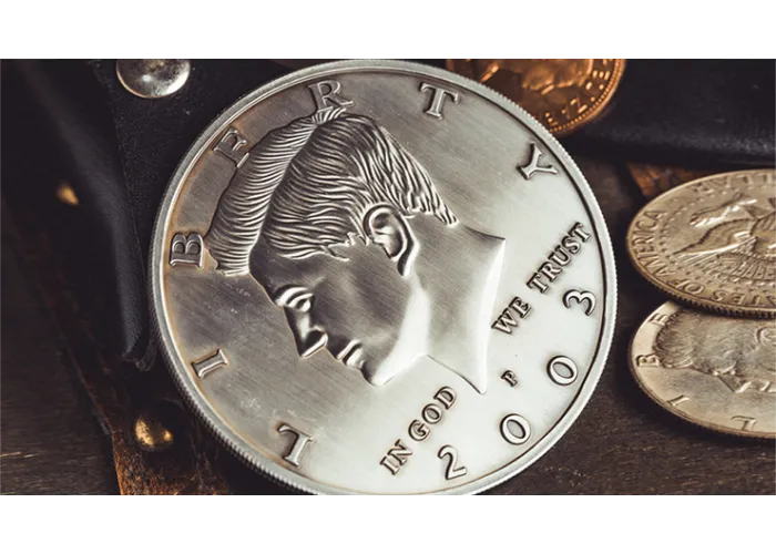 Bacon Jumbo Coin (Half Dollar) by Bacon Magic