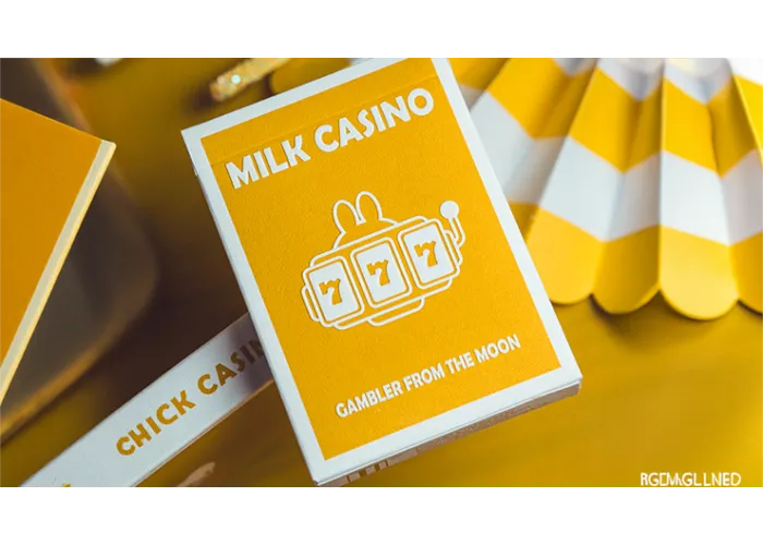 The Milk Casino Deck by Bacon Playing Card Company