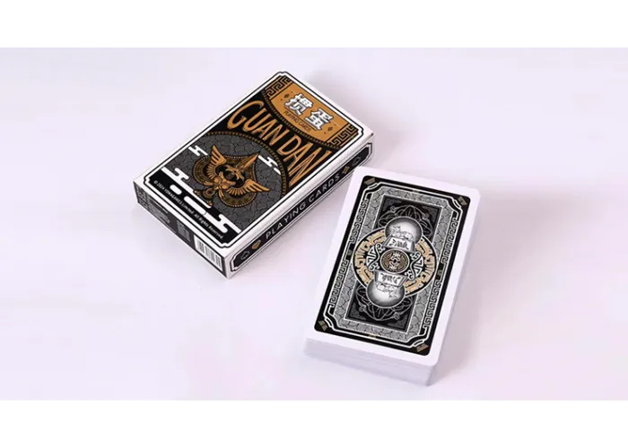 GUAN DAM -Warriors of the Three Kingdoms (Black) Playing Cards by YOKAGAME