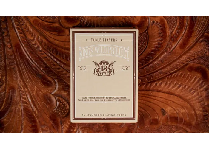 Limited No.13 Table Players Vol.13 Playing Cards by Kings Wild Project
