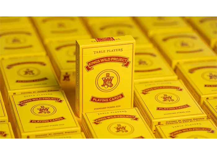 Limited No.13 Table Players Vol.16 Playing Cards by Kings Wild Project