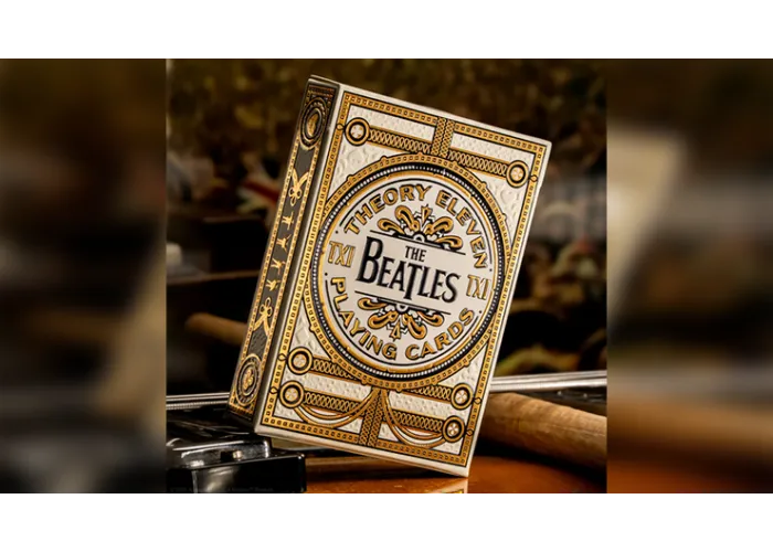 The Beatles Special Edition (White) Playing Cards by theory11